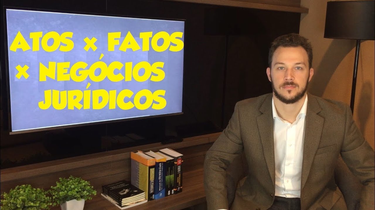 FATOS X ATOS X NEGÓCIOS JURÍDICOS - DIREITO CIVIL - AULA A DOIS