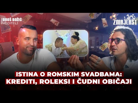 Uroš Božić   |"Istina o romskim svadbama: KREDITI, ROLEKSI I ČUDNI OBIČAJI"|  ZMAJCAST PODCAST | #02