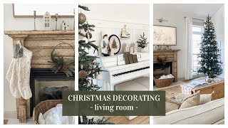 CHRISTMAS 2023 DECORATING IDEAS | DECORATING OUR CHRISTMAS TREE AND LIVING ROOM