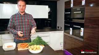 preview picture of video 'Menügaren mit dem Miele Combi-Dampfgarer (Dampfbackofen)'