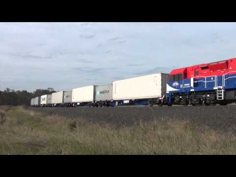 FIE001,FIE002,FIE003 flys pulls through Euchareena with 8148