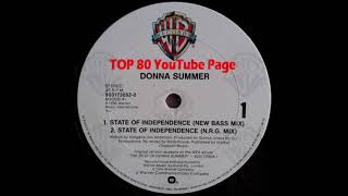 Donna Summer - State Of Independence (New Bass Mix)