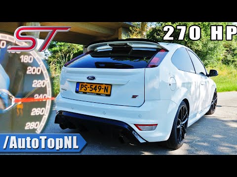270HP FORD FOCUS ST MK2 | 100-200 TOP SPEED & SOUND by AutoTopNL