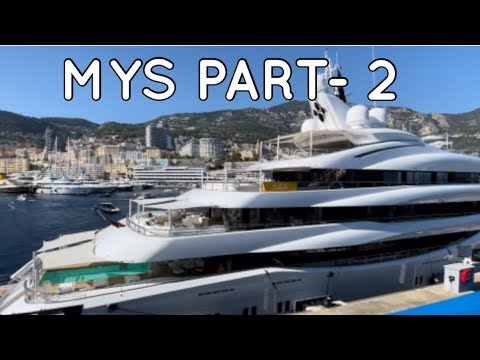 THE MONACO YACHT SHOW 2023 Part - 2 FULL WALK IN 4KHD @archiesvlogmc