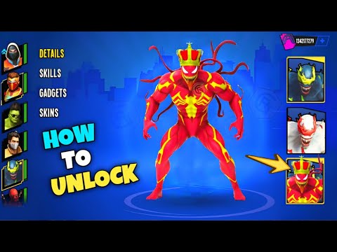 How To Unlock Red Venom Skin Spider Fighter 3🤑