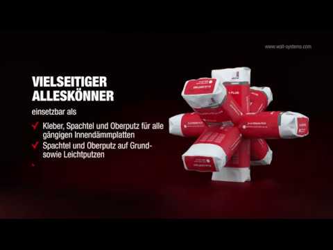 HECK K+A PORaktiv PLUS - Kleber, Spachtel und Oberputz in Einem