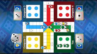 Ludo gameplay in 4 Ludo | Ludo king 👑 ludu &25 #ludo #ludoking #games