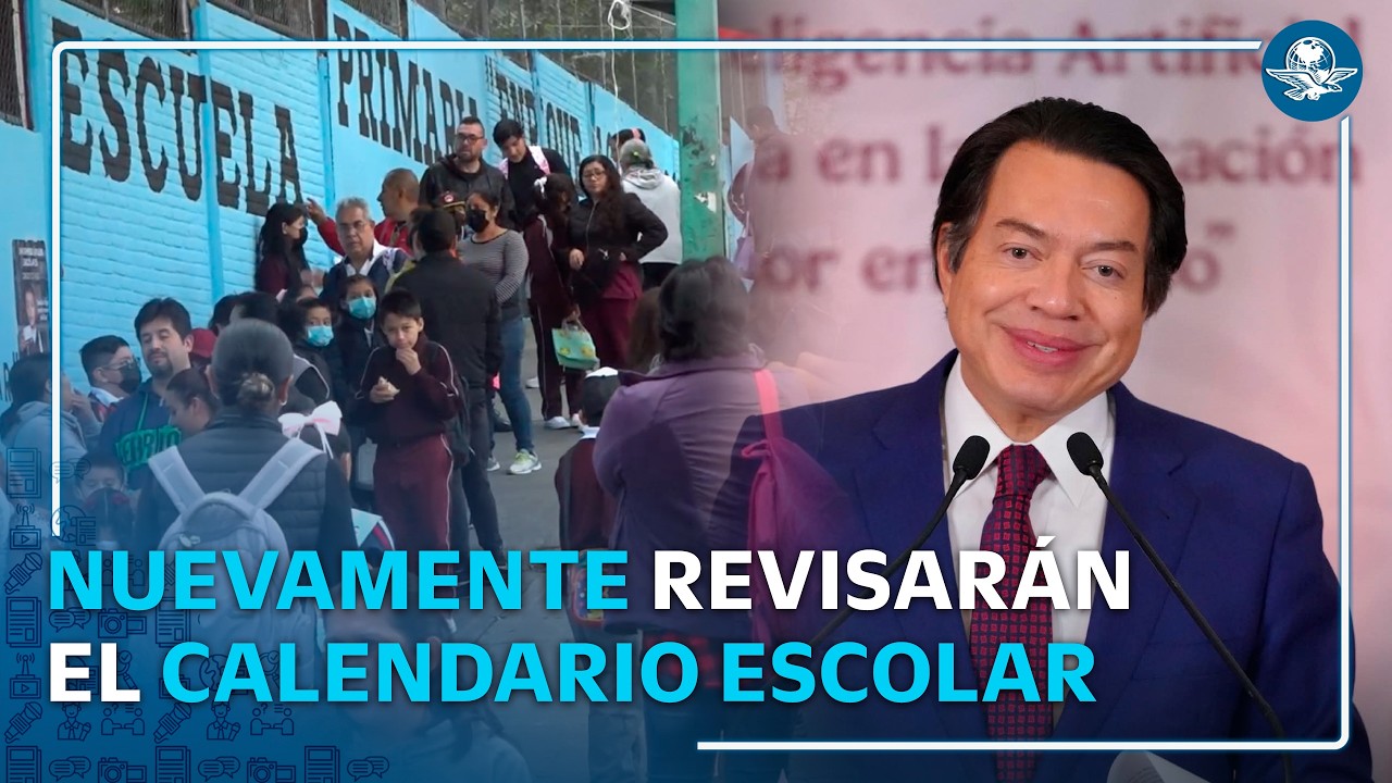 ¡Aún no está definido! Revisarán propuestas para cierre de ciclo escolar 2026, informa Mario Delgado