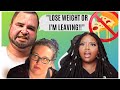300 LBS WIFE IS FAT SHAMED BY DISGUSTING HUSBAND... whew chilee