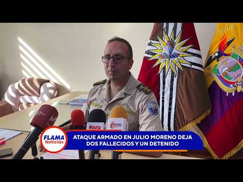 Violento ataque en la parroquia Julio Moreno: dos fallecidos y un detenido tras operativo policial