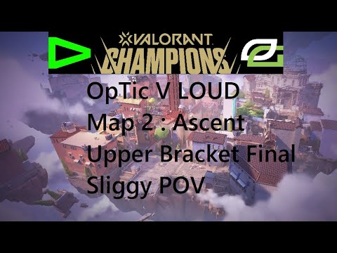 Optic V LOUD  Map 2 Ascent Upper Bracket Final CHAMPIONS Sliggy FULL VOD