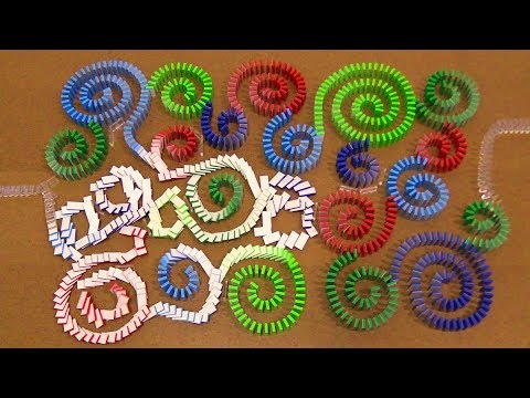 Amazing COLOR CHANGING Dominoes! (Part 2)
