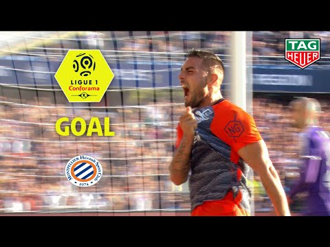 Goal Andy DELORT (45' +6 pen) / Montpellier Hérault SC - Nîmes Olympique (3-0) / 2018-19