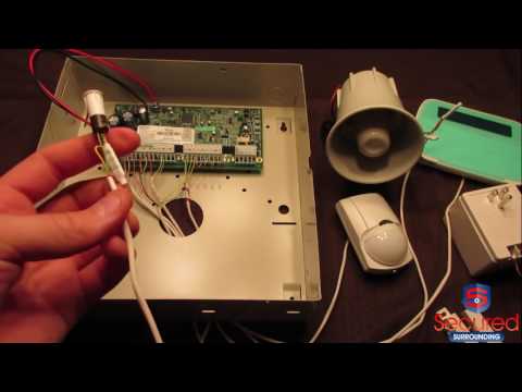 DSC security alarm system basic install and wiring walk through