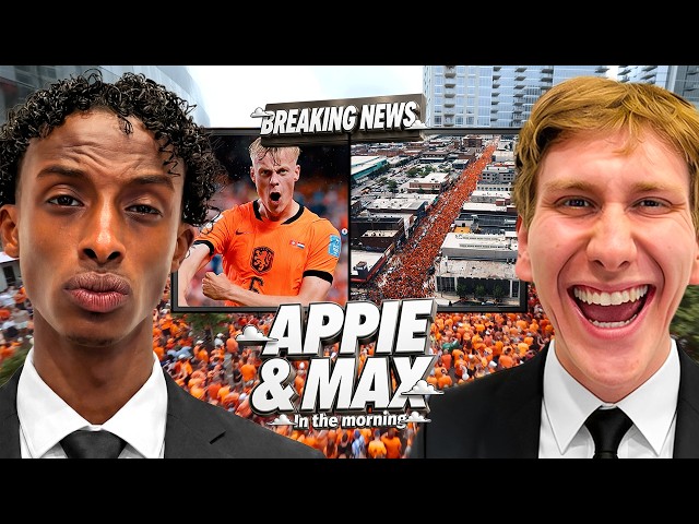 HISTORISCHE FANWALK in KANSAS CITY en 3-1 winst tegen TUNESIË | APPIE & MAX IN THE MORNING AFL6 🗞️