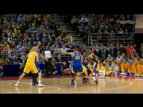 Andrew Bogut Denies Nick Young at the Rim!