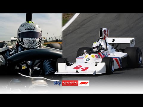 Jenson Button drives James Hunt's CLASSIC Hesketh car!