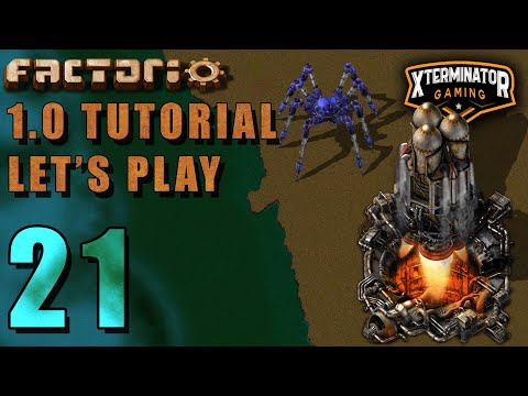 Factorio 1.0 Tutorial Lets Play EP21 - Power Armor! : Introduction Guide For New Players Gameplay