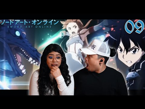 KIRITO AND ASUNA VS THE GLEAM EYES! Sword Art Online Season 1 Episode 9 Reaction