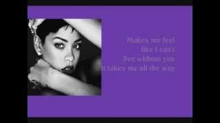 Stay - Rihanna (remix by Woodlynn Daniel) lyric video