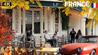 22 October 2025 PARIS 🇫🇷 FRANCE 4K HDR WALK CITY TOUR | FALLEN LEAVES 🍃 🍂 WARM AUTUMN PALETTE NARROW