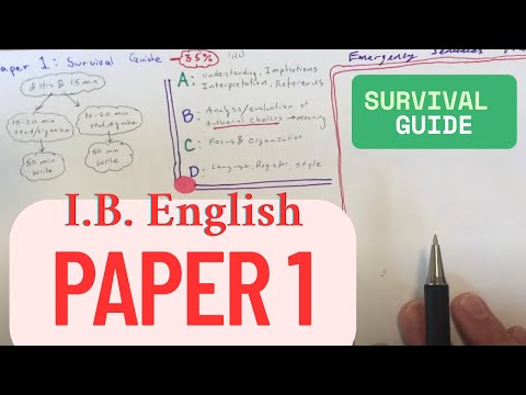 I.B. Literature: Paper 1 Survival Guide (2026 Exams)