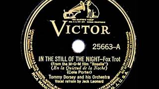 1937 HITS ARCHIVE: In The Still Of The Night - Tommy Dorsey (Jack Leonard, vocal)
