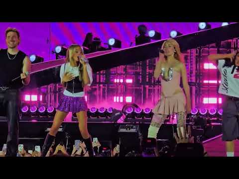 Tini, Mercedes Lambre y Jorge Blanco en Futtura (violetta Leon Ludmila) 