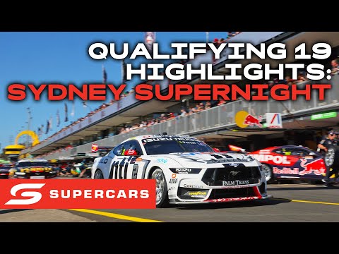 SUPERCARS 2023 Beaurepaires Sydney SuperNightレース19予選ハイライト動画