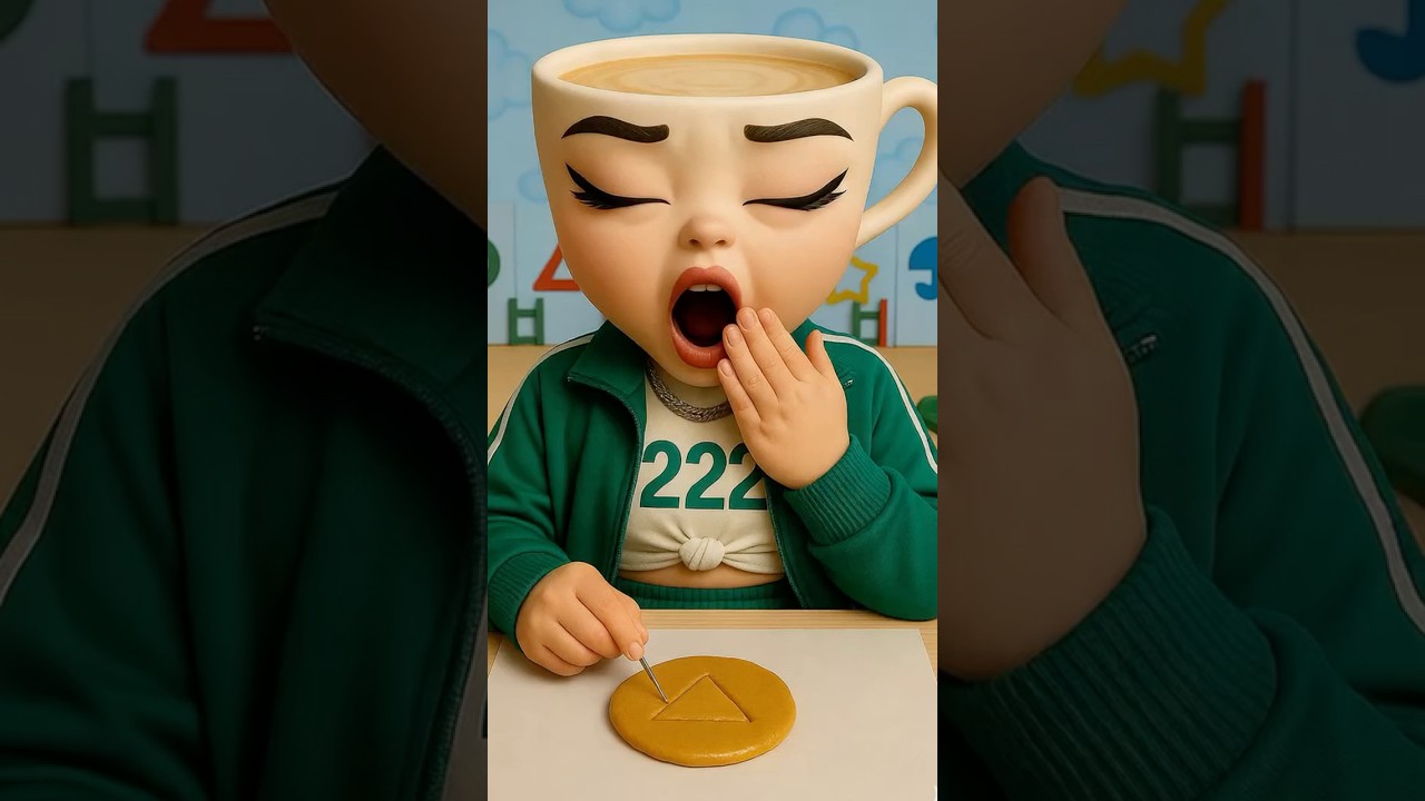 Ep.2 Lucky Accident | Dalgona Challenge | #ruinedbyai #brainrot #squidgame3 #player222 #ai #Shorts