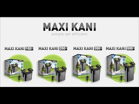 Фильтр внешний Aquael MAXI KANI 350, 5 кассет по 1,9 л, 1400 л/ч