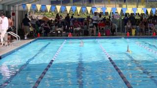 Backstroke 100ft - Kayla @ Daland School Thousand Oaks 7/11/2015