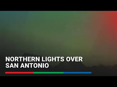 Timelapse captures northern lights display over San Antonio sky