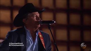 Alan Jackson & George Strait sing "Remember When" & Troubadour" live 2016 CMA 50th concert HD 1080p