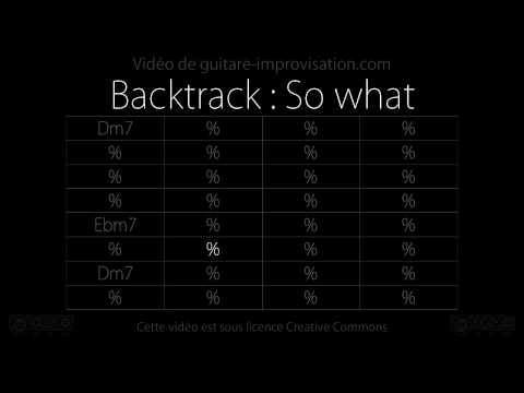 So What (130bpm) : Backing track