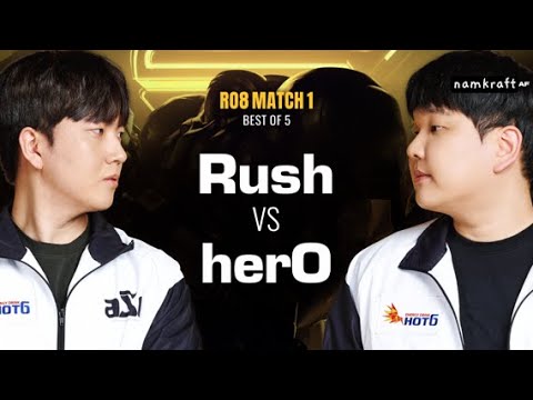 Philippines! ASL S16 Quarterfinal 1 Set 1 Rush vs Hero TvZ @ Polypoid | Starcraft Commentary