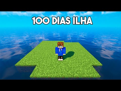 SOBREVIVI 100 DIAS EM UM ILHA DESERTA NO MINECRAFT - O FILME