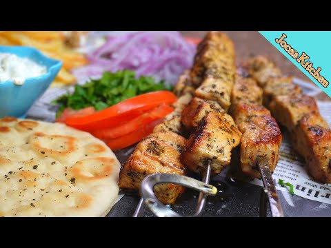 , title : 'The Easiest and Most Delicious Greek Pork Souvlaki Recipe'