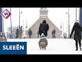 Sleeën van de Swaenswijkbrug: 'Nog een keer!' - OMROEP WEST