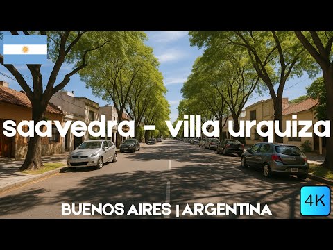 Saavedra - Villa Urquiza | Driving Tour Buenos Aires Argentina 4K 🇦🇷