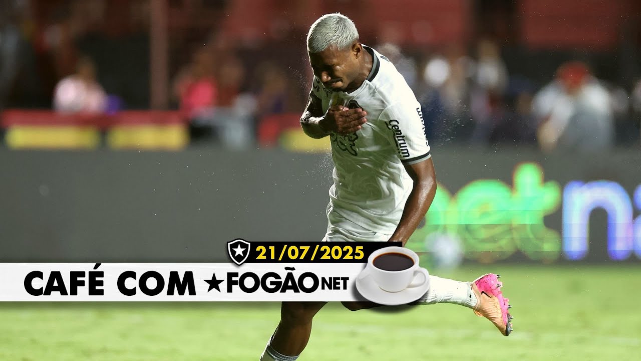 LIVE CAFÉ COM FOGÃONET | Botafogo vence Sport no fim e sobe na tabela; semana cheia de preparação