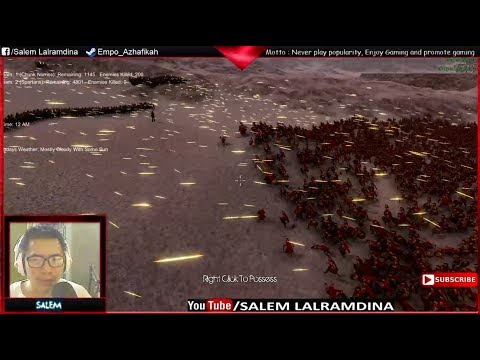 Chuck norris vs 5000 Spartan Ultimate Epic Battle Simulator