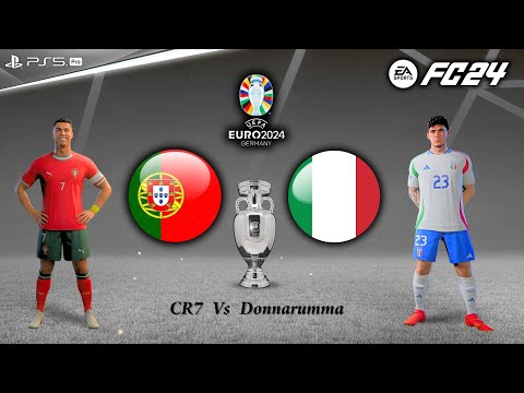 FC 24 - Portugal vs Italy | Euro 2024 Final | C.Ronaldo vs G.Donnarumma Epic Showdown