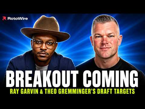 Thumbnail for 12 Fantasy Football 2026 Breakout Players with Ray Garvin