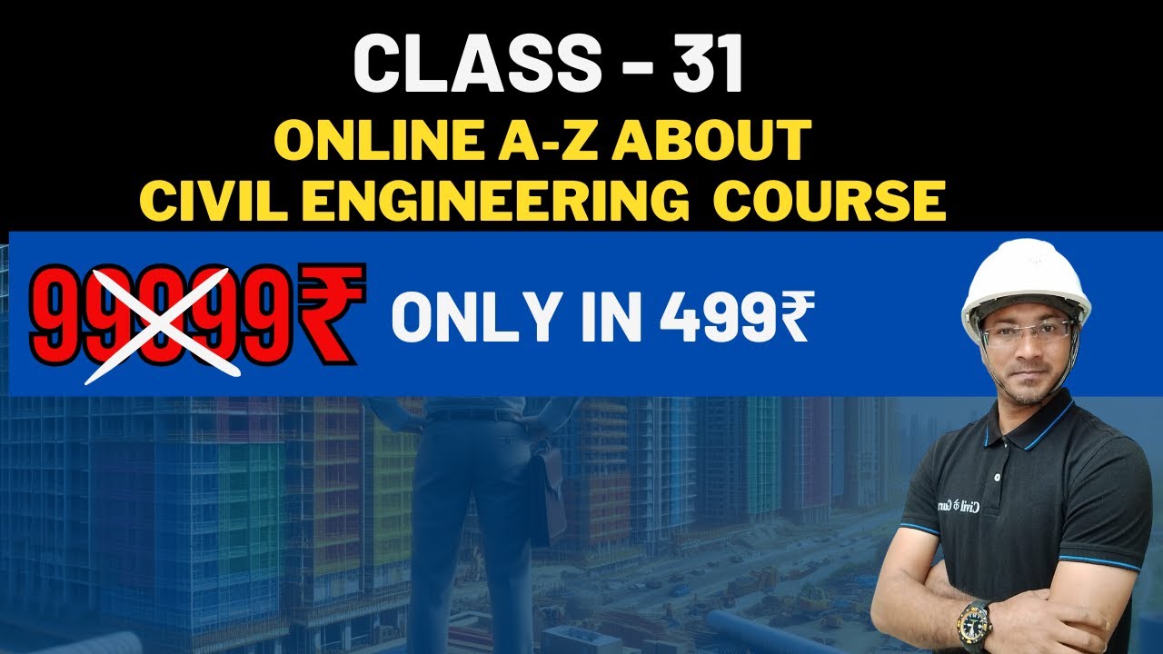 Online Live Class -31 | Best Online Civil Engineering Course | Courses for Civil Engineers by PIFCE