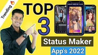 Top 3 best status maker apps of 2022 | Trending whatsapp status maker apps
