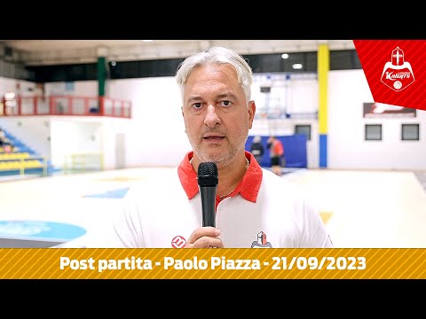 Post partita | Amichevole Gallarate  - Legnano | Paolo Piazza del 21/09/2023