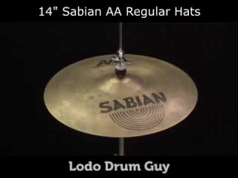SOLD OUT 14" Sabian AA Regular Hats HI Hat set