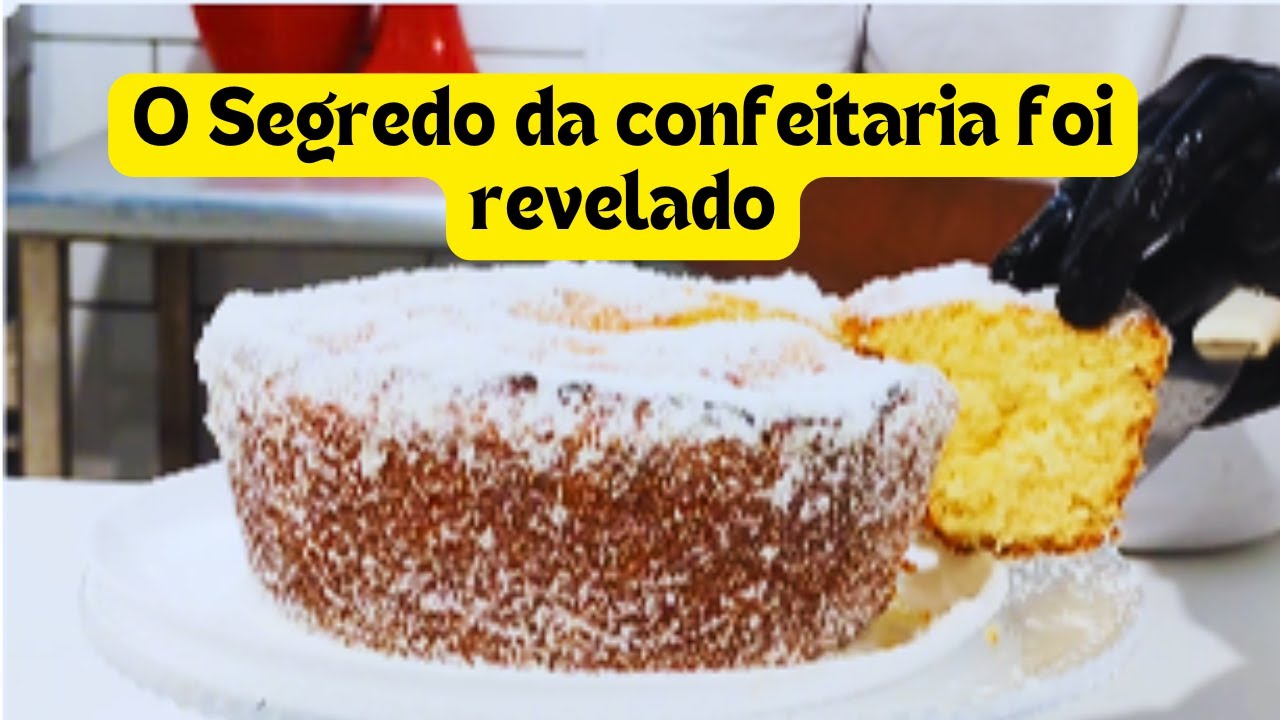 O bolo que faz sucesso nas padarias e confeitarias da cidade, passo a passo