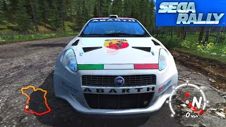 Sega Rally Revo: Abarth Grande Punto Rally Car - Alpine Stage 3